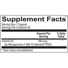 Load image into Gallery viewer, Vitamin K2 180mcg (60 capsules), Ortho Molecular