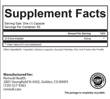Load image into Gallery viewer, DCI Cell Recovery (D-Chiro Inositol) 500mg (66 capsules), Remedi