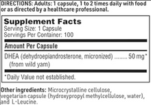 Load image into Gallery viewer, DHEA 50mg (100 capsules), Klaire-SFI