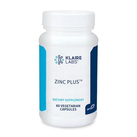 Zinc plus (60 capsules), Klaire-SFI