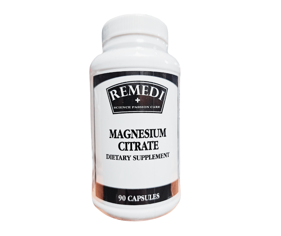 Magnesium Citrate (90 capsules) - Remedi