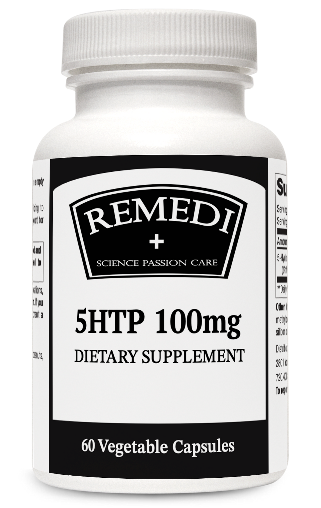 5HTP 100mg (60 capsules), Remedi