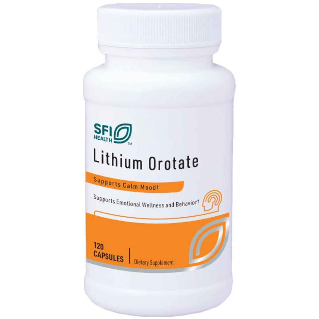 Lithium Orotate (120 capsules), Klaire-SFI